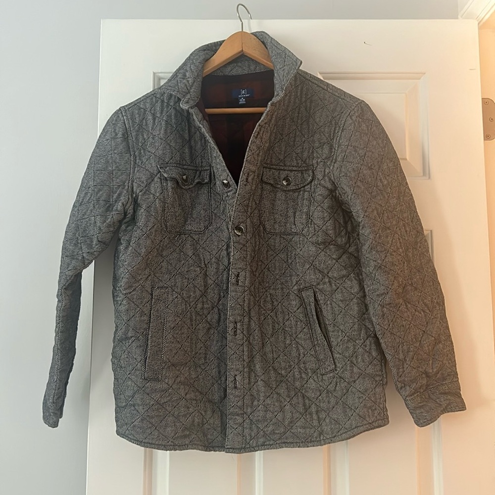 Grey quilted [g] George jacket